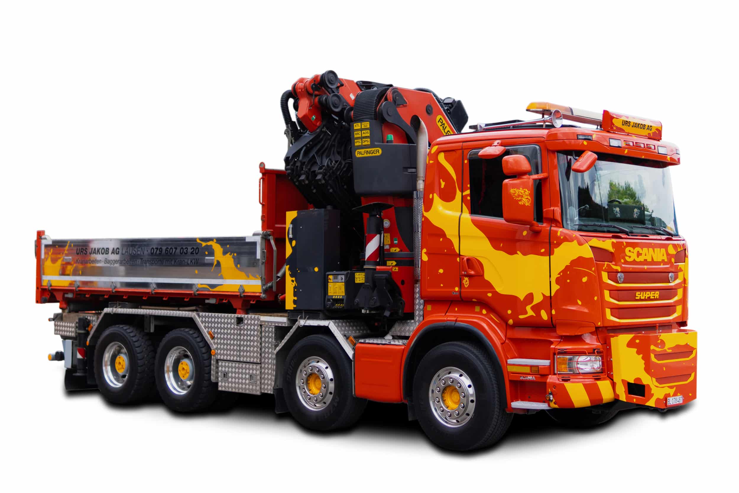 4-Achser Kipper der Urs Jakob AG