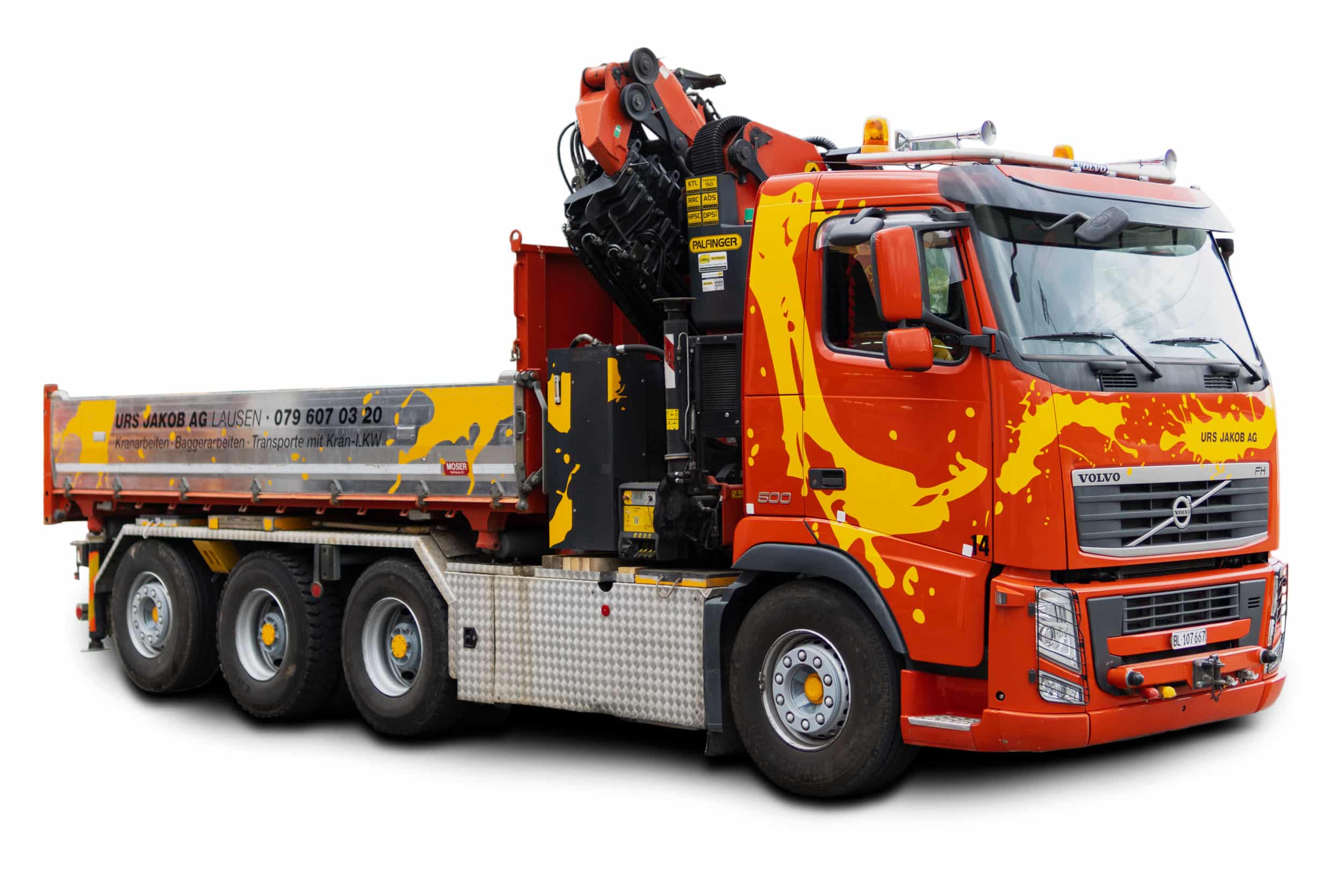 4-Achser Kipper der Urs Jakob AG